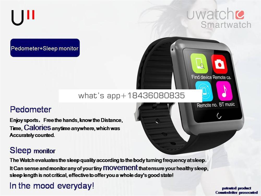 2015 newest heart rate smart BTwatch 24 hours tracking health monitor watch intelligent alarm support