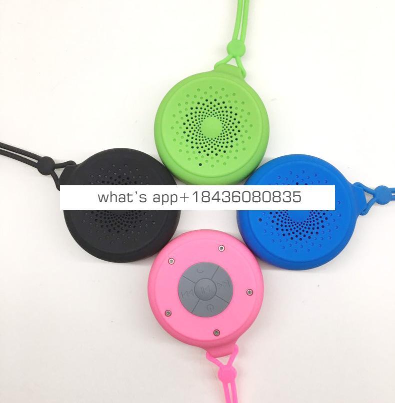 2017 New Gadget Mini Speaker Portable Waterproof Speaker With Mic With Sucking Cup for Car
