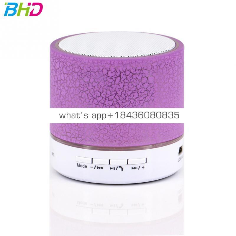 2017 factory direct sale new Wireless Small Music Audio TF USB FM Light Stereo Sound Speaker For Laptop Phone MP3