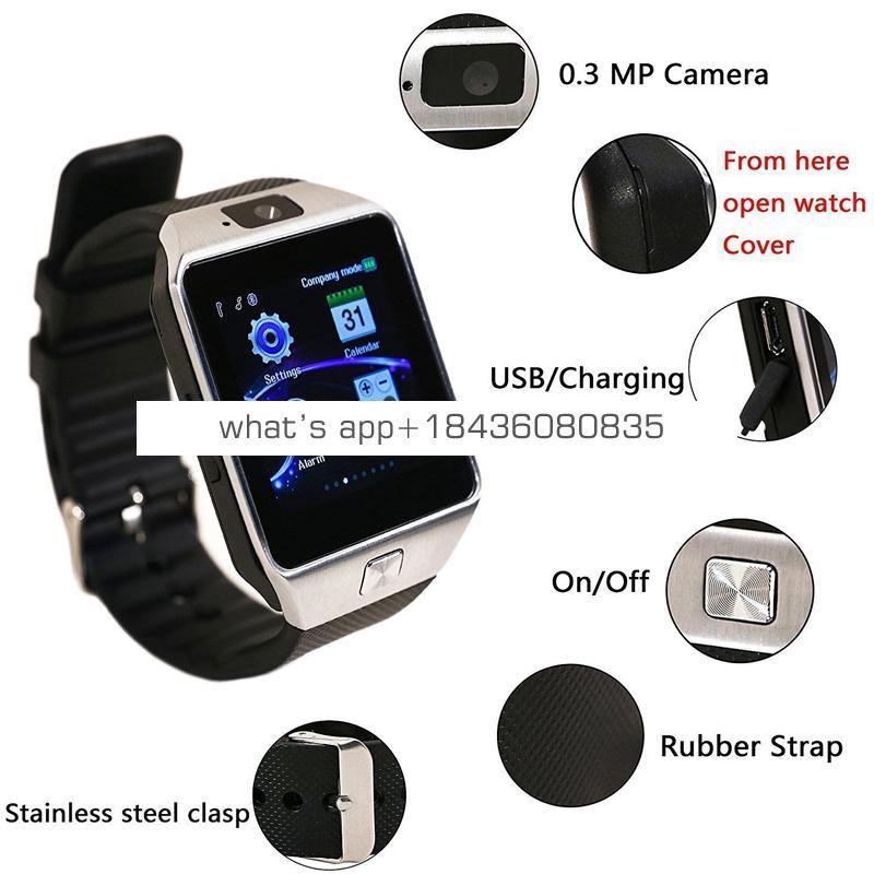 2018 High Quality OEM Factory cheap Price Blue tooth SIM Card Smart Watch DZ09 for iphone