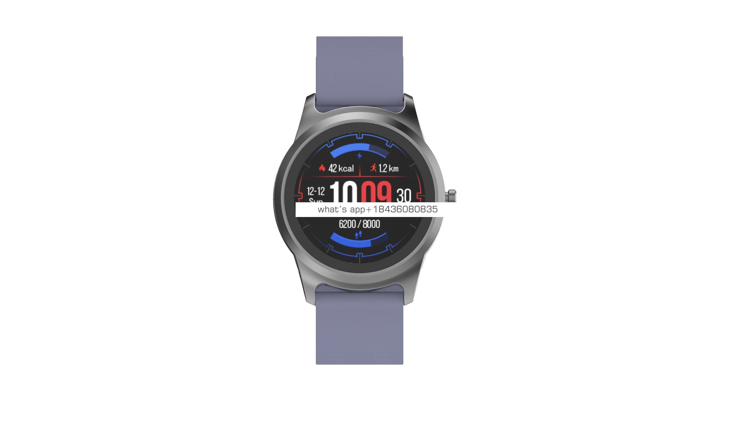 2019 blue tooth smartwatch outdoor sport wristband round shape smart watch
