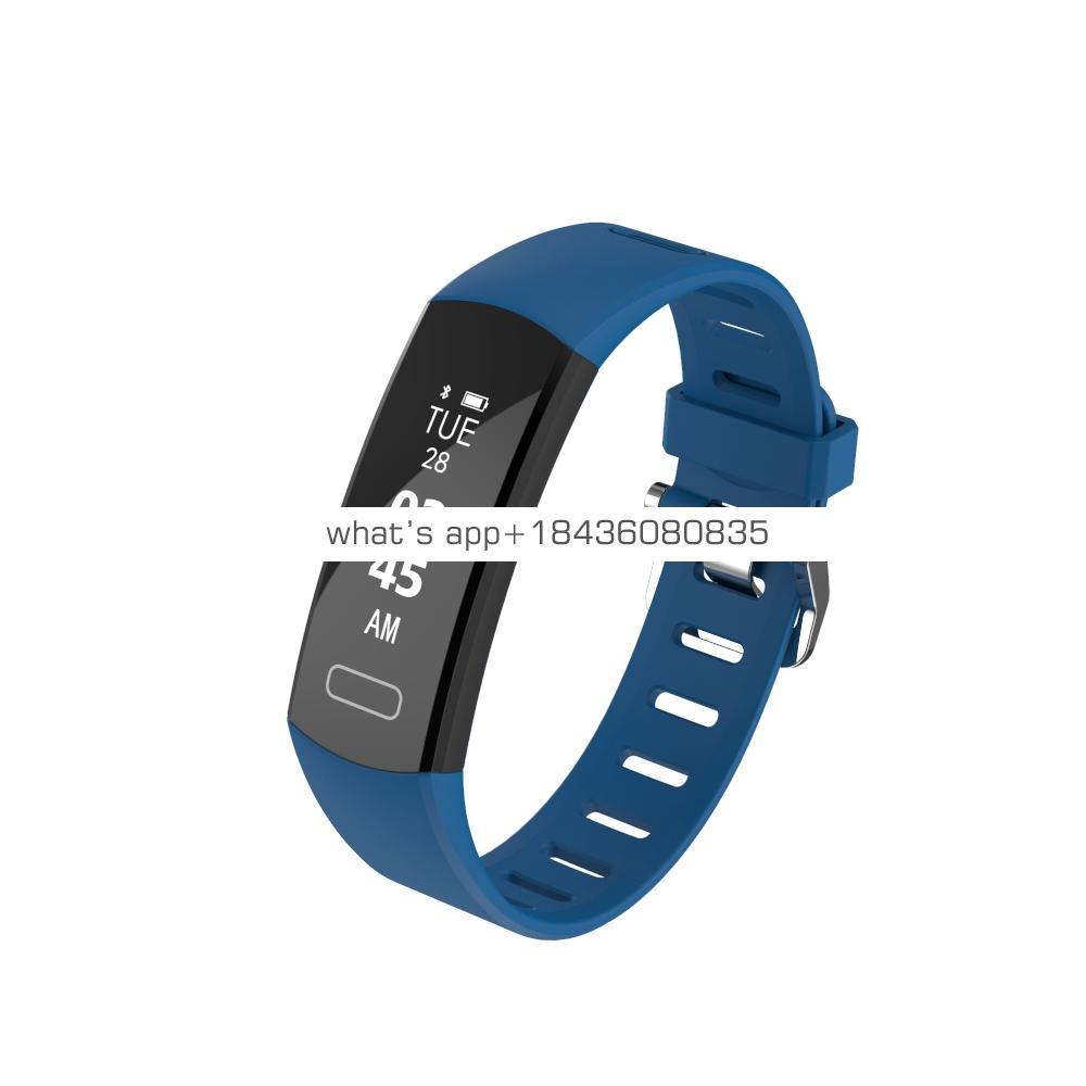 2019 simple minimalist Bluetooth wristwatch waterproof branded sleep monitor health partner smart fitness watch