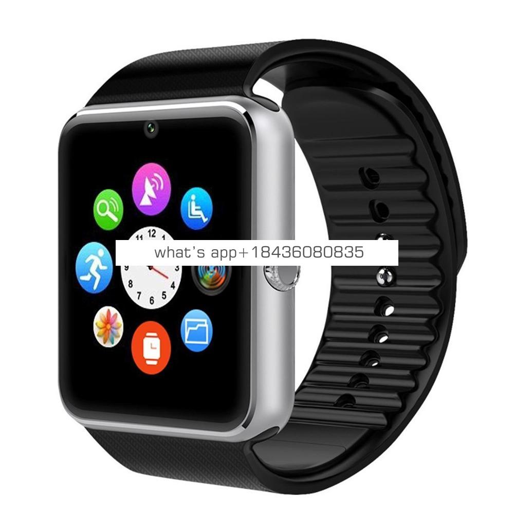 B Hot Selling Touch Screen Sim Card Smartwatch GT08 Android Sport Smart Watch 2019 With Camera