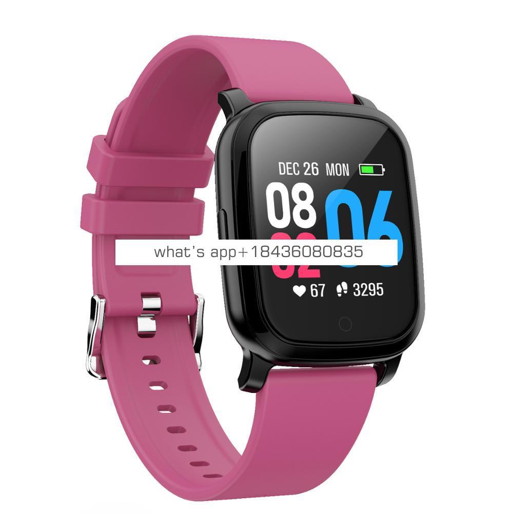 BLE 5.0 big screen HR monitor smart watch customised APP program activity record sports smart android watch long standby