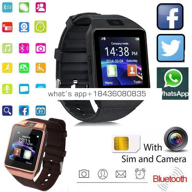 Bluetooth Smart watch 2018 men smartwatch android with TF SIM camera for iphone