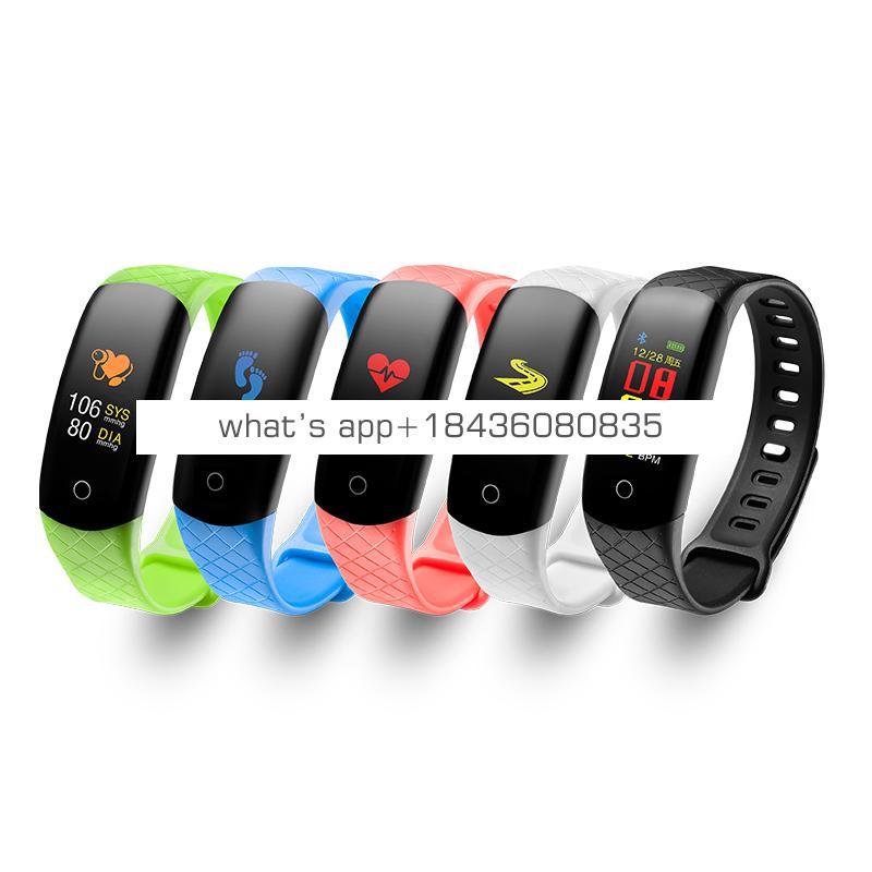CB608 Smart Bracelet Color Screen Blood Pressure Fitness Tracker Heart Rate Monitor Sport Men Women Band