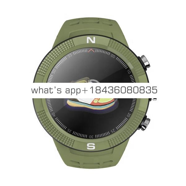 F18 3D Screen Smartwatch Sports Bluetooth 4.2 IP68 Waterproof Smart Watch GPS Call Message Reminder Pedometer Sleep Monitor