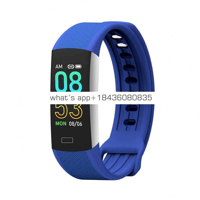 Heart rate meter and step movement sport  touch screen  smart bracelet 2019 smartwatch