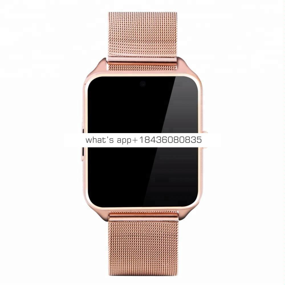 Hot Bluetooth Smart Watch Phone Z60 Stainless Steel Support SIM TF Card Anti-Lost Fitness Tracker Smartwatch for Android