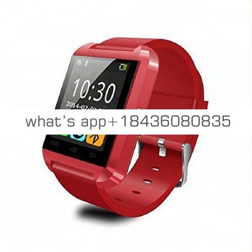 Hot Sale Bluetooth Fitness U8 Plus Smart Watch Mobile Phones Smartwatch Support Android Mobile Watch Phone Touch Screen