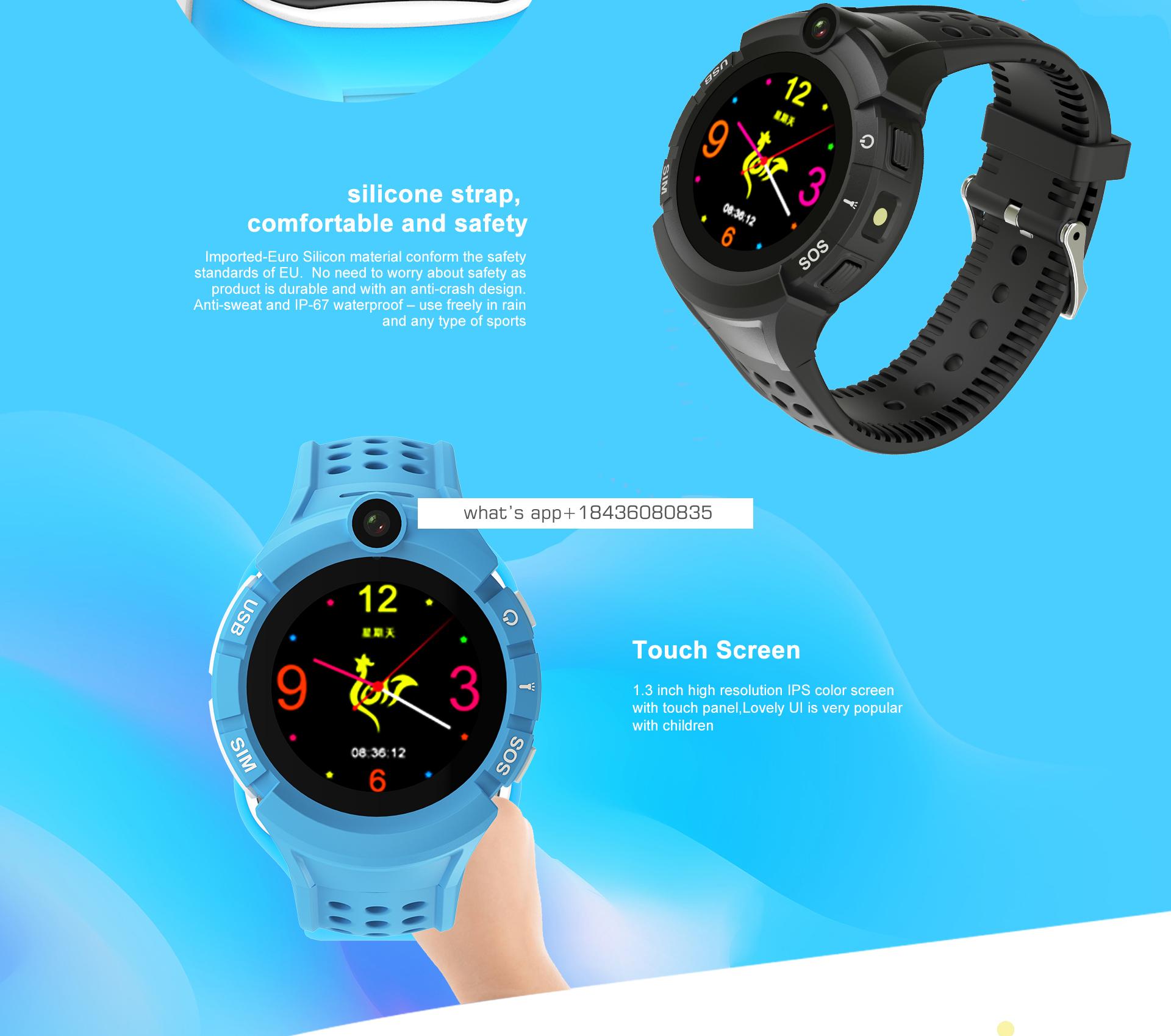 Kids Smart Consumer Electronics Mobile Phone Accessories Children GPS and sos Smart Watch 2019