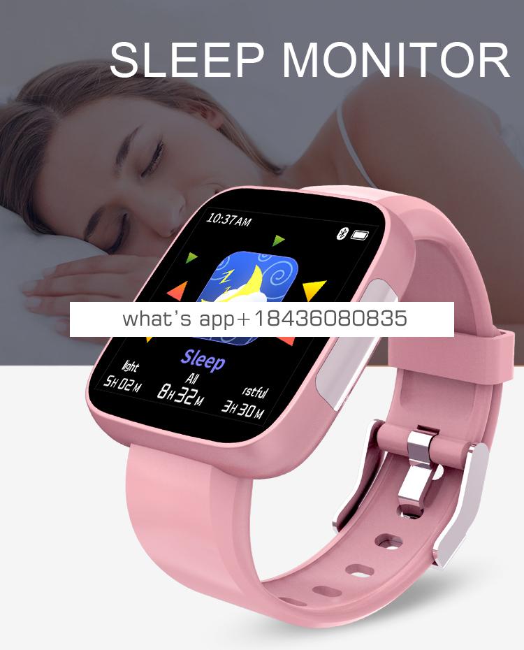 Latest T5 ECG+PPG  heart rate smartwatch  fitness wristband notification reminder fitness tracker
