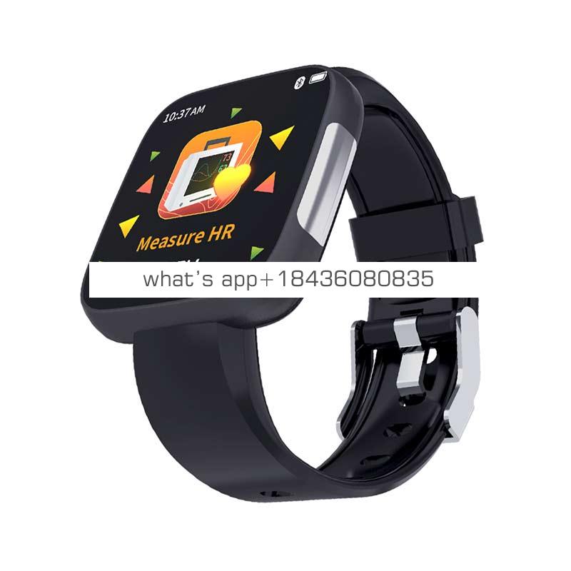 Latest T5 ECG+PPG  heart rate smartwatch  fitness wristband notification reminder fitness tracker