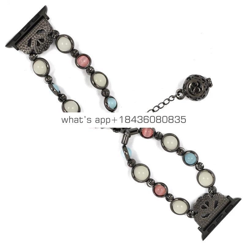 Luminous Pearl Bracelet Strap for Apple Watch 38mm 42mm 40mm 44mm