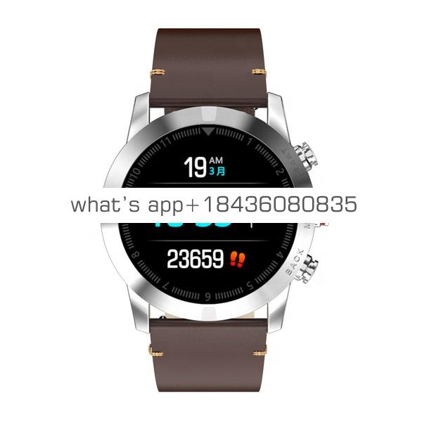 NO.1 S10 1.3" Round Screen IP68 Waterproof Heart Rate Monitor Pedometer Message Call Reminder Compass Stopwatch Smart Watch