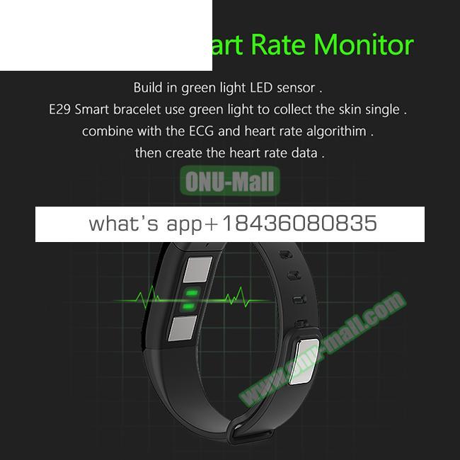 Newest Technology E29 Smart Chip Wireless PPG+ECG Sports Smart Bracelet