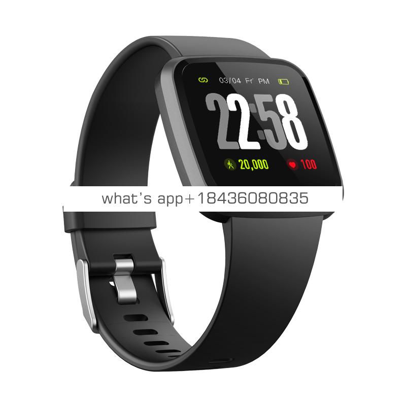 Nice design V12 fitness watch full touch 1.3 inch IPS Smart bracelet SPO2 heart rate Monitoring Smartwatch with CE,ROHS,FCC