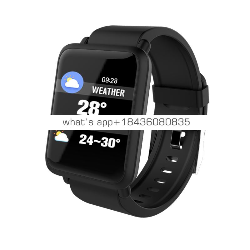 OEM Custom Silicone Bluetooth Sport Man Woman Wristwatch Smart Watch Band