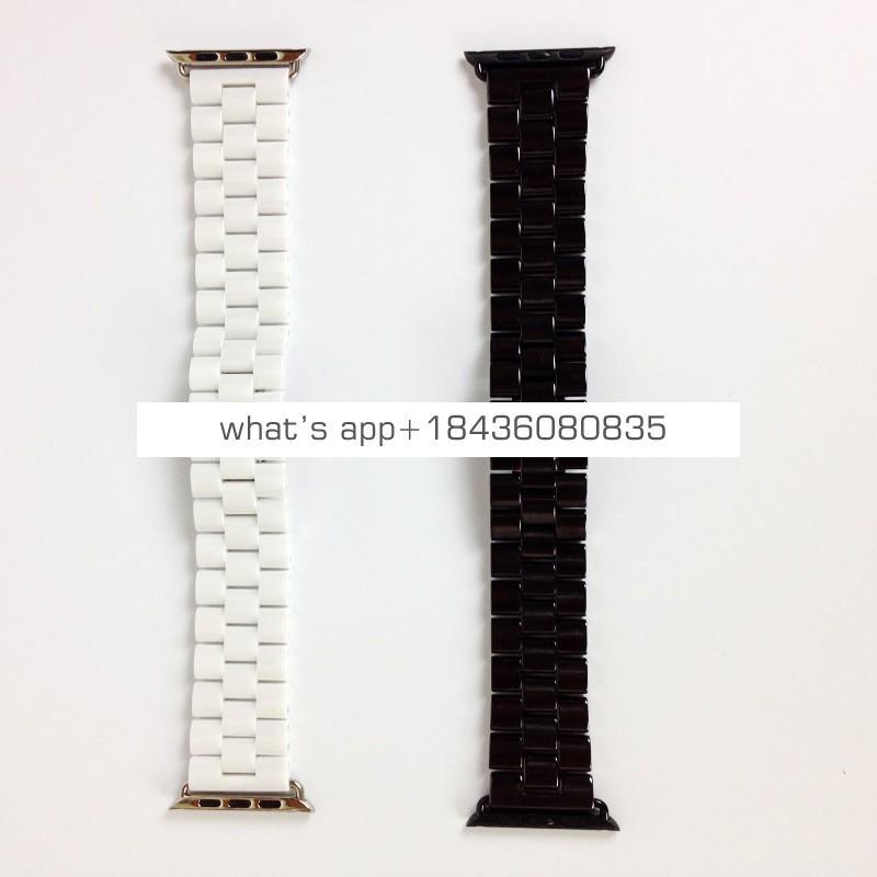 Special 3 Links Ceramics Strap Replacement Watch Bracelet Bands for Apple Watch Series 3