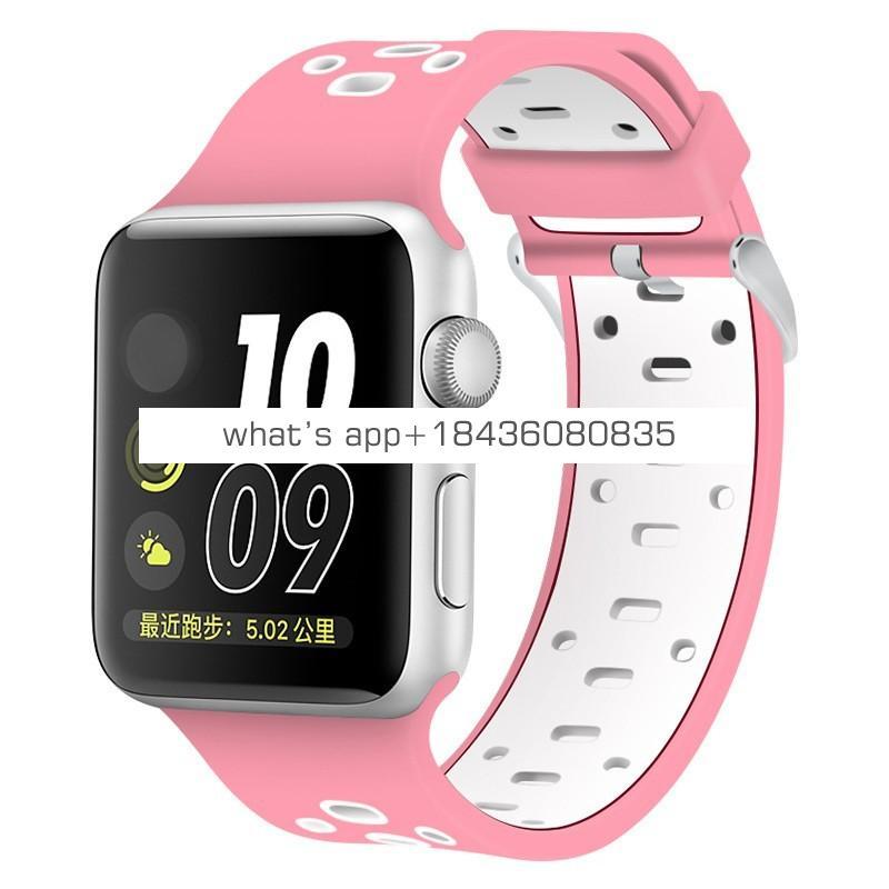 Sport Silicone Band Strap for Apple Watch Series 4 40mm 44mm