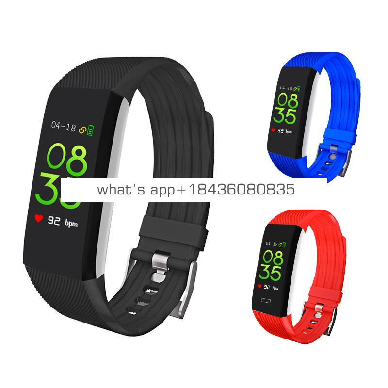 Sport smart wristband bar waterproof IP 67 blood pressure smartwatch for IOS Android  smart bracelet