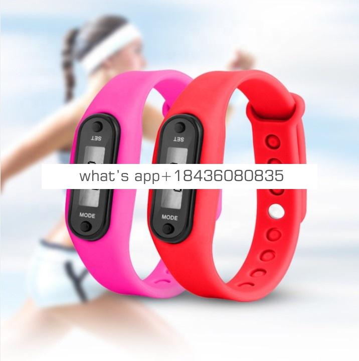 Super Hot Selling Pedometer gift count step calorie fitness tracker with silicone band