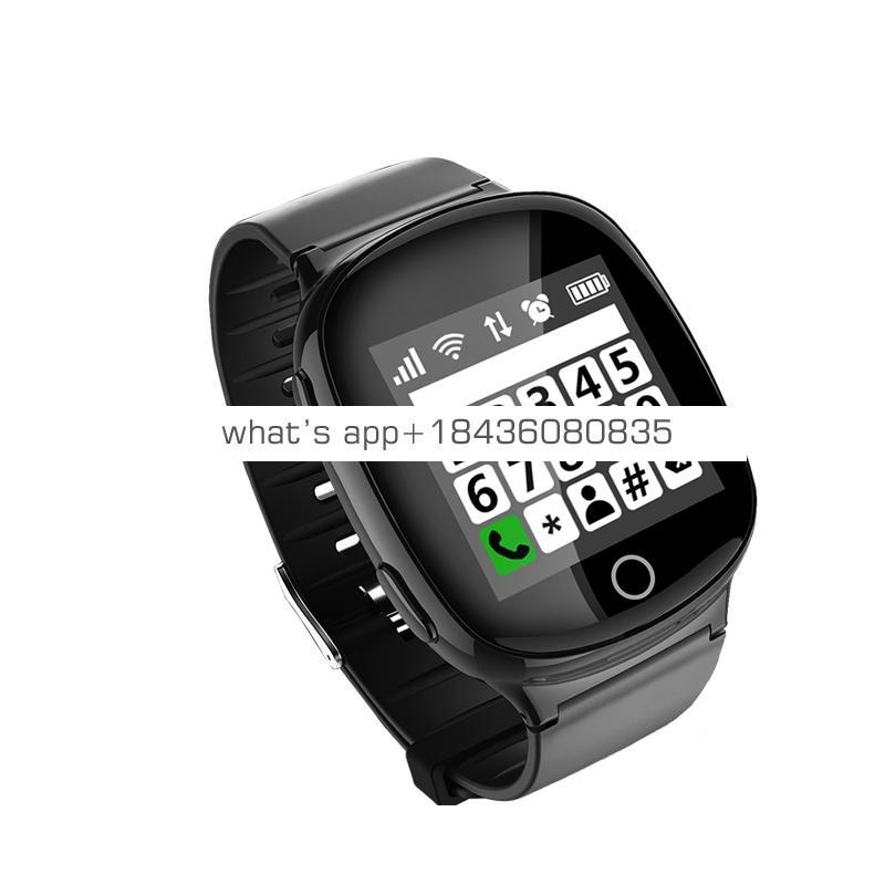 TKYUAN Elderly Smart Watch Heart Rate Monitor SOS Alarm Function Touch Screen GPS LBS WIFI Positioning Smartwatch