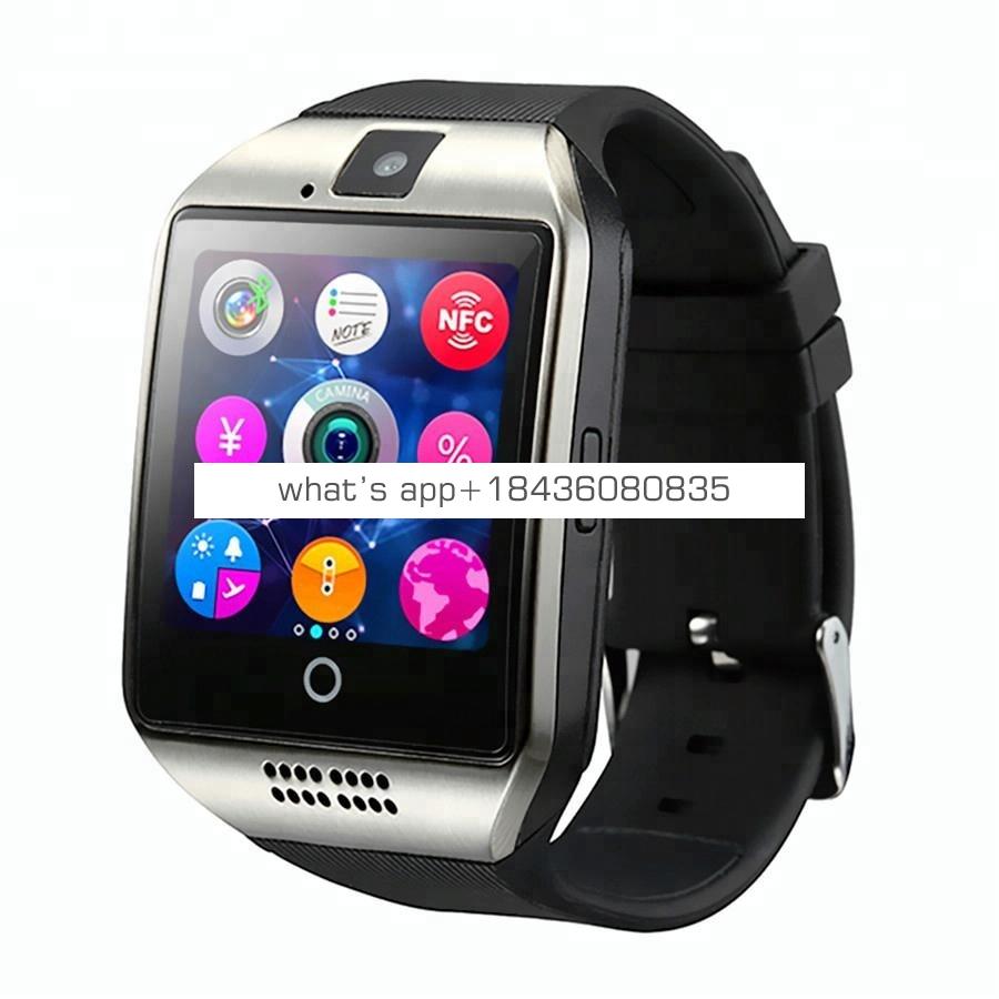 Wholesale Smart Watch Q18 with Camera Bluetooth Wristwatch SIM Card Smartwatch for Android Phones Support Multi Language