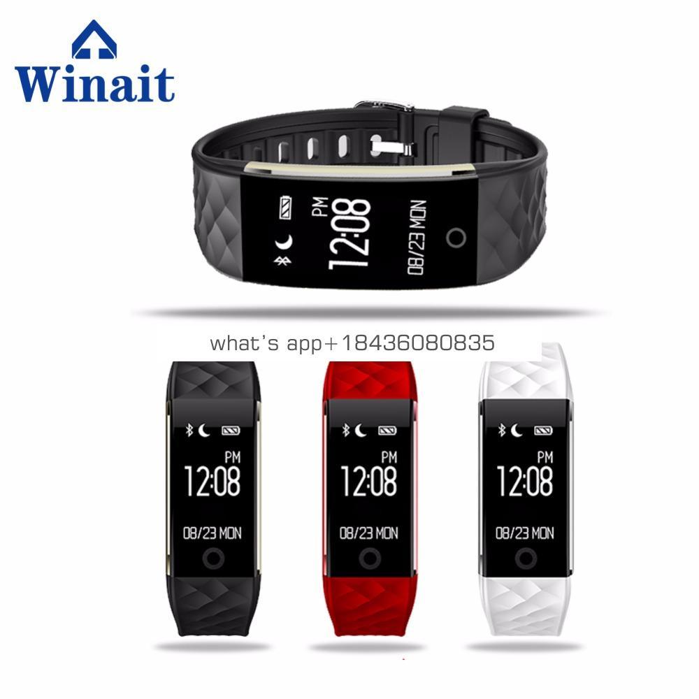 Winait Water-proof wireless bracelet S2 with PS movement,Trajectory,Historical records, track sharing