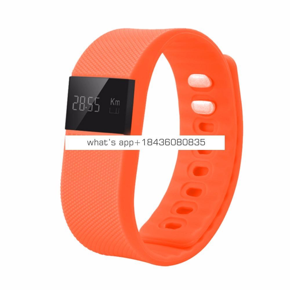 Winait hot sale wireless bracelet TW64 with Time Display,sedentary reminder,remote camera