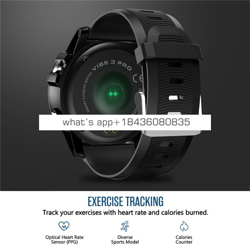Zeblaze VIBE 3 Pro Smart Watch Real-time Weather Heart Rate Monitor All-day Tracking Sports Smartwatch