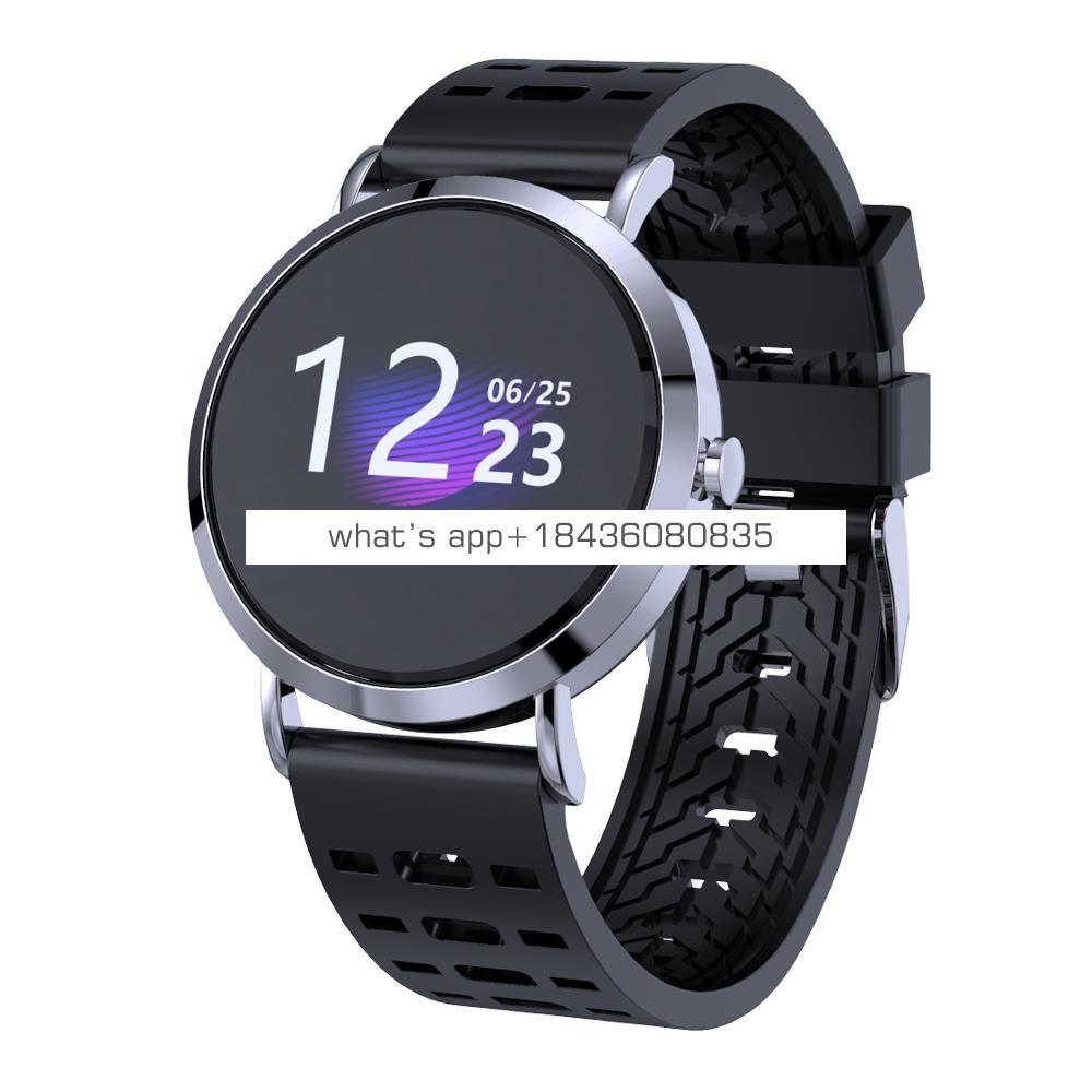 bluetooth big touch screen smart watch health blood pressure ios android