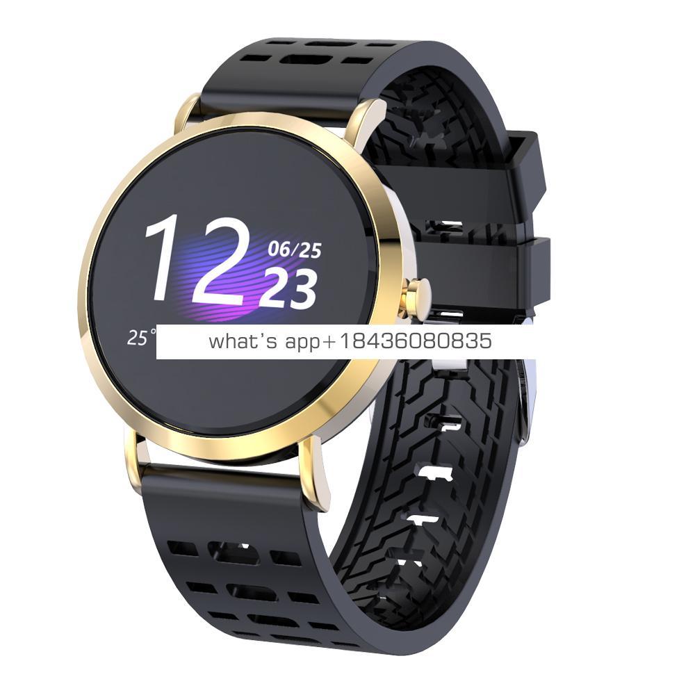 bluetooth big touch screen smart watch health blood pressure ios android