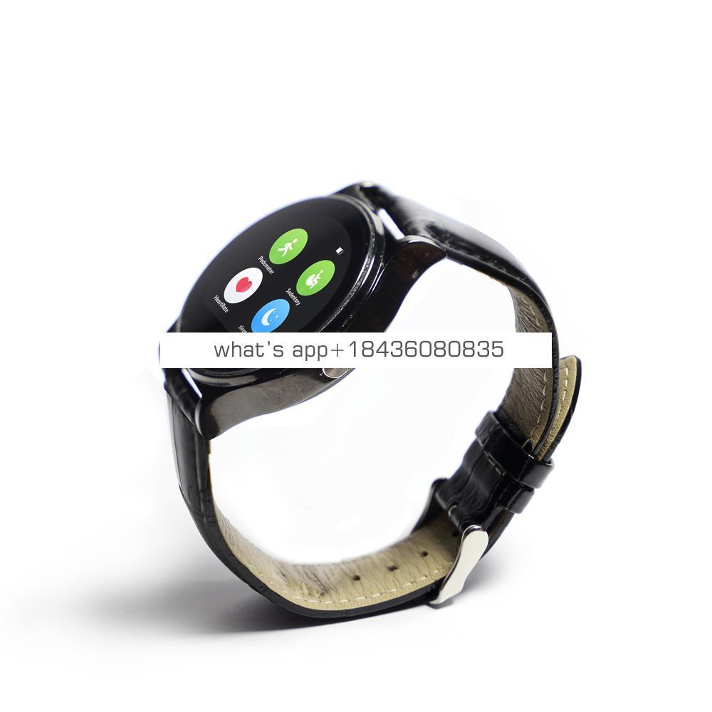 fashionable round design touch screen smart watch with multi language smartwatch