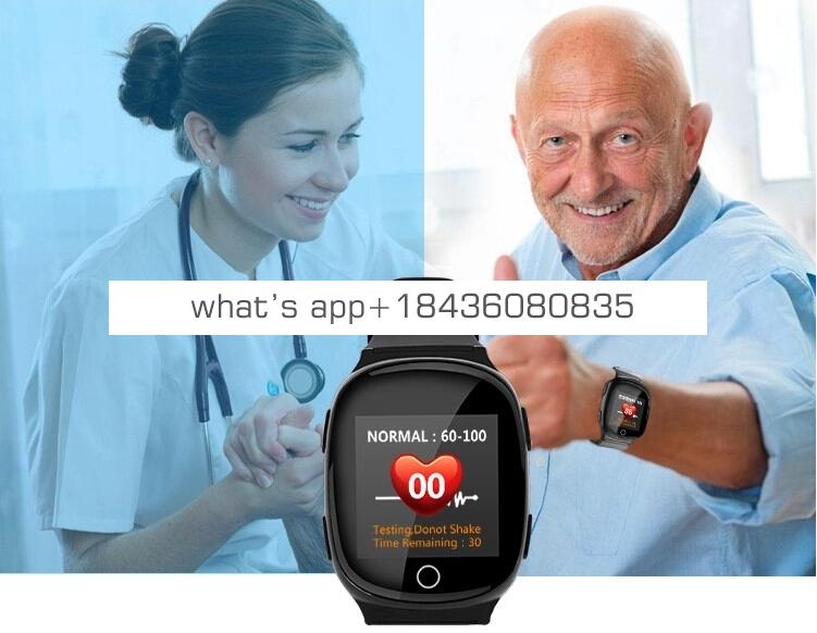 hot selling two way calling gps location SOS heart rate monitor sim card smart watch bracelet for elderly