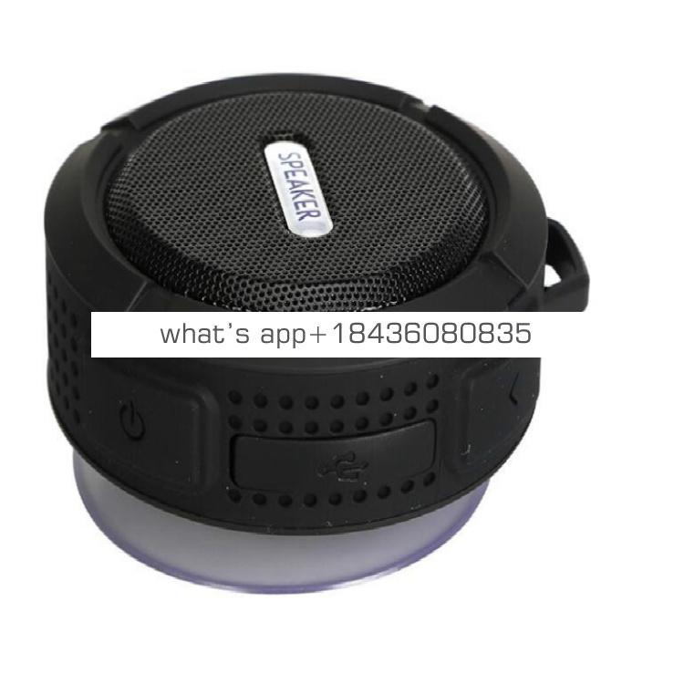 waterproof mp3 player C6 IP65 Waterproof Wireless Blue tooth Speakers Waterproof for Outdoor Indoor and Use in shower for iphone