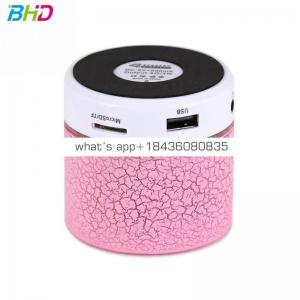 2017 factory direct sale new Wireless Small Music Audio TF USB FM Light Stereo Sound Speaker For Laptop Phone MP3