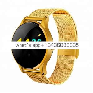 2018 Hot Sale Heart Rate Monitor K88H Smartwatch Smart Watch with Replaceable Metal Strap And Leather Strap
