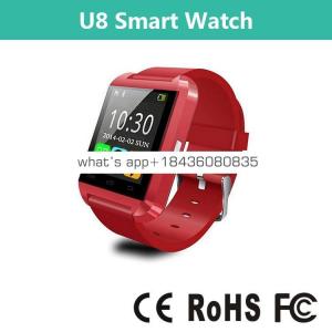 2018 best gift bluetooth smartwatch for xiaomi for sumsang U8 wireless smart watch sim for huawei