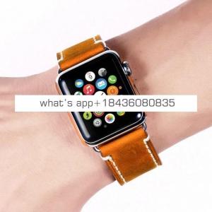 2018 new cowboy genuine leather band for Apple Watch Series 4
