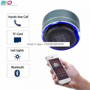 2018 night light oem customized smart blue tooth audio wireless speaker subwoof sound with Mic TF card