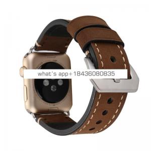 3 Colors 38mm 42mm Accessories Genuine Leather Watch Wristband for Apple Watch iWatch Series 3