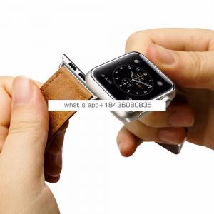 38mm 42mm First Layer Cowhide Genuine Leather Wristband Watch Band for iWatch 3 Apple Bands