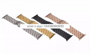 4 Colors 5 Links 316 Stainless Steel 38mm 42mm Replacement Strap Classic Buckle Watch Band for Apple Watch
