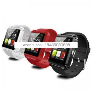 Amazon Hot Selling U8 Bluetooth Smartwatch Wristwatch Touch Screen Smart Watch for Android Smart Phone