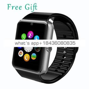 Bluetooth Smart Watch GT08 with SIM Card TF Memory Card Slot Camera Music Play Sleep Monitor Pedometer for Android Smart Phone