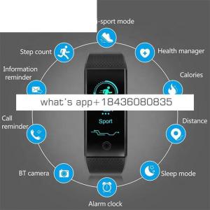 CE ROHS 0.96inch Heart Rate Sports Smart Watch Bracelet