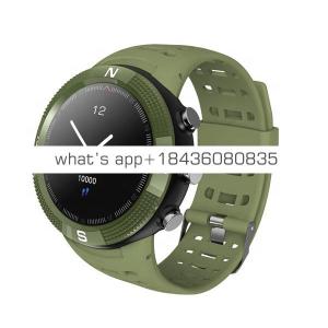 F18  ip68 GPS  Heart Rate Monitor Sport Smart Watch Adult Round Smart Watch for Android and IOS phone