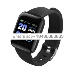 Fitness Tracker Watch Smart band Heart Rate Monitor Blood Pressure 116 Plus Bluetooth  Sports Smart Bracelet