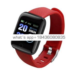 Fitness Tracker Watch Smart band Heart Rate Monitor Blood Pressure 116 Plus Bluetooth  Sports Smart Bracelet